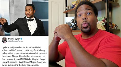 Jonathan Majors Accuser Is ON THE RUN YouTube