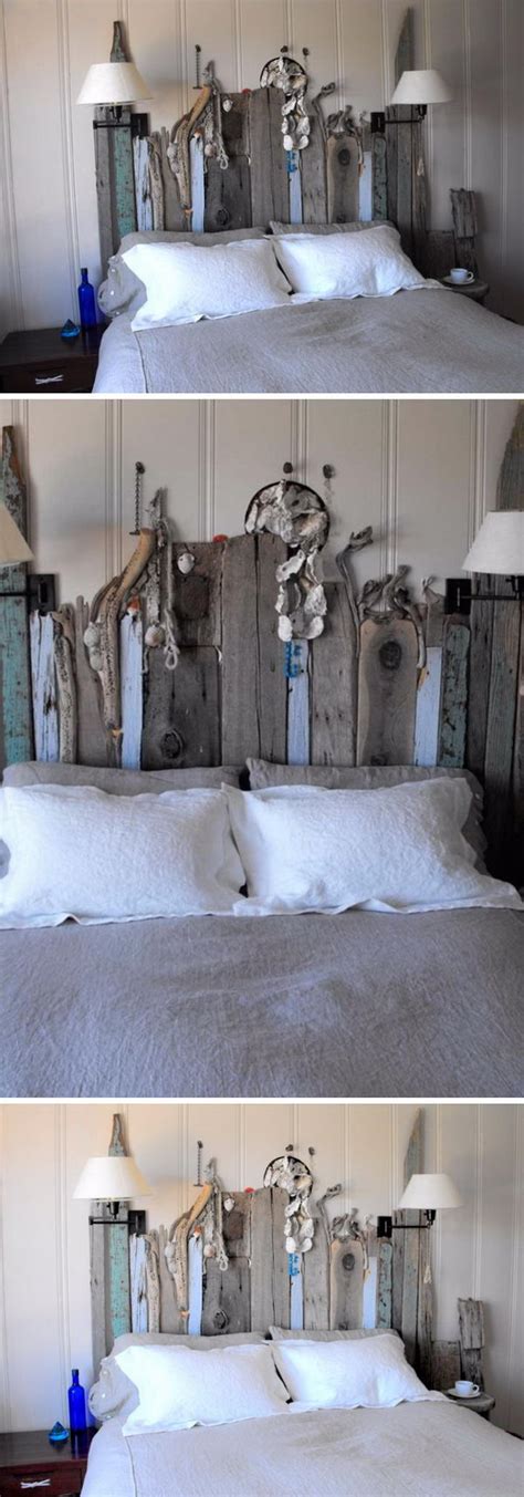 Rustic Wood Headboard Diy Ideas Hative