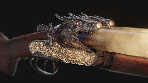 Artstation Dragon Breath Shotgun