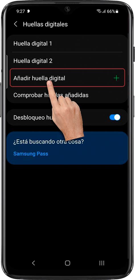 Registrar M S De Tres Huellas Digitales En Los Samsung Galaxy