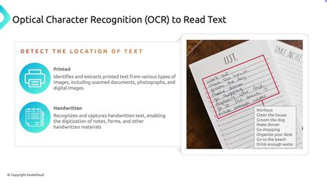 optical character recognition ocr  read text kodekloud