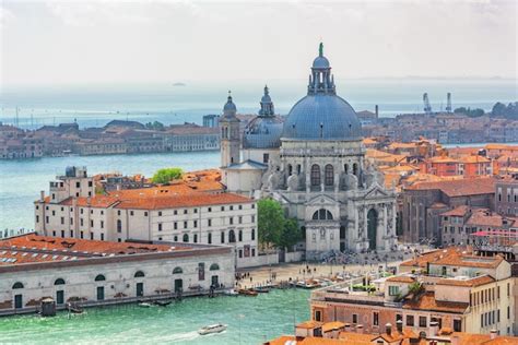 Premium Photo Panoramic View Of Venice From The Campanile Tower Of St