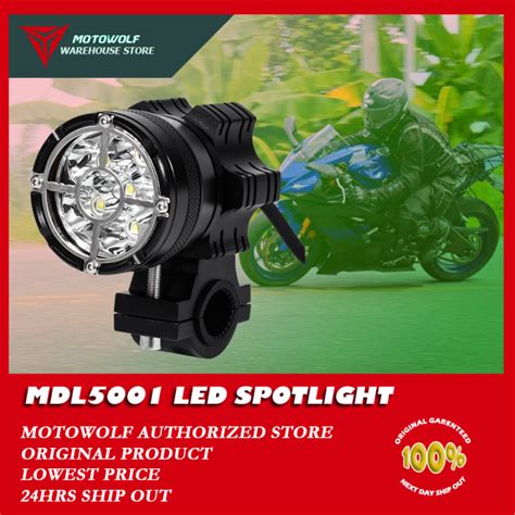 Factory Price 24hrs Ship OutOriginal MOTOWOLF LED Spotlight 1pc 5001