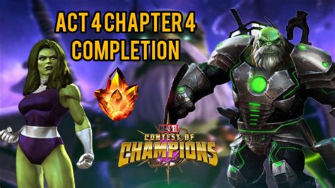 Mcoc New Account Act 4 Chapter 4 Completion Maestro Down Youtube