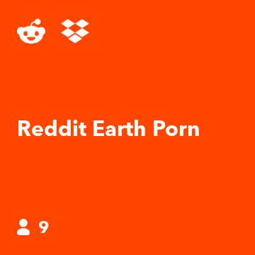 Reddit Earth Porn IFTTT