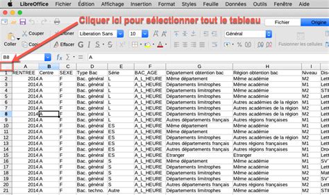 Utiliser La Commande Donn Es Trier Parcours Guid Libreoffice Calc