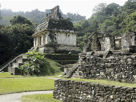 Temple Of The Sun In Palenque Maya License Image Lookphotos