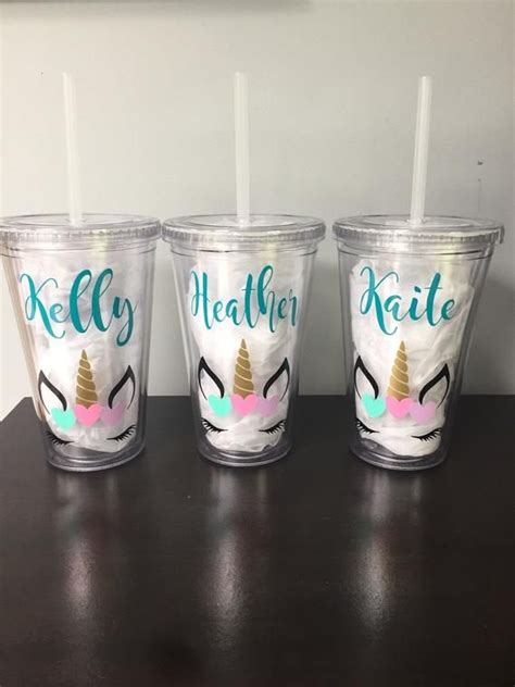 Unicorn Cup For Adults Custom Unicorn Tumbler Unicorn Cup Etsy