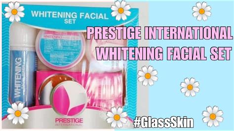 Vlog Prestige International Whitening Facial Set Beauty Youtube