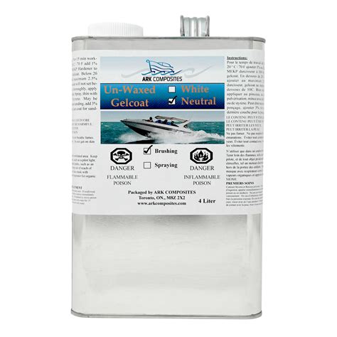 Neutral Gelcoat Unwaxed 1 Gallon Noahs Marine