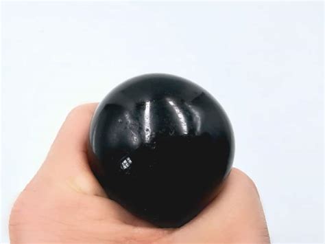 Chakras Reiki Polished Black Tourmaline Sphere B Cm