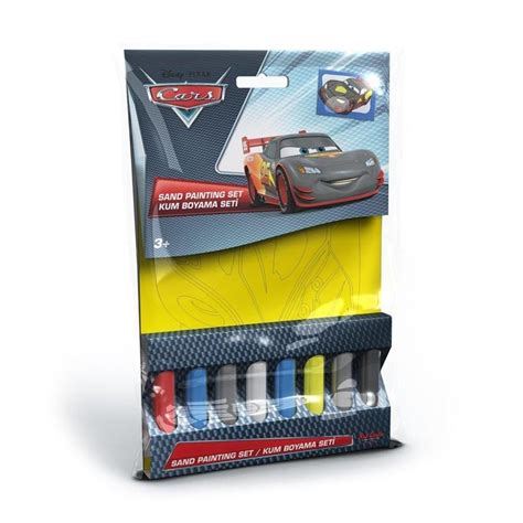 Set Creativ Pictura Cu Nisip Colorat Cars Fulger Mcqueen Disney