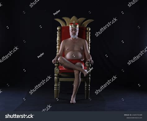 Naked King On Throne Stock Photo 2165772189 Shutterstock