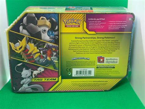 Mavin Mewtwo And Mew Gx Tag Team Pok Mon Tin New Sealed