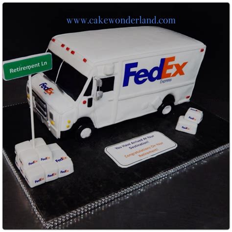 Fedex Truck All Cake