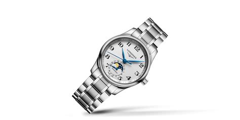 Longines Master Collection Moonphase Automatic watch 34mm, Silver ...