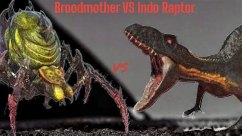 Indoraptor Vs Broodmother Boss Gamma Easy Win Ark Survival