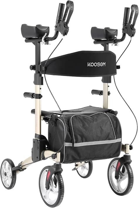 Amazon Koosom Upright Rollator Walker With Seat Stand Up