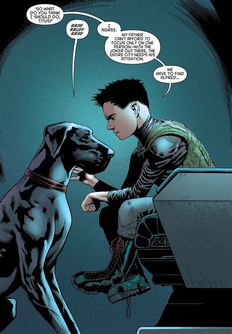 Damian and his dog | Damian wayne, Batman and superman, Batman comics