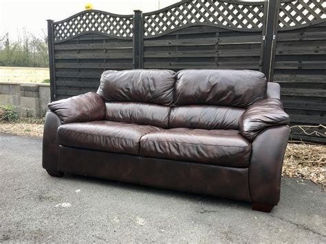 2 Leather Settees. CAN DELIVER. 3 Seaters. Lovely Condition. | in ...