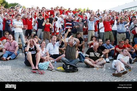 Euro England Fans Stock Photo Alamy