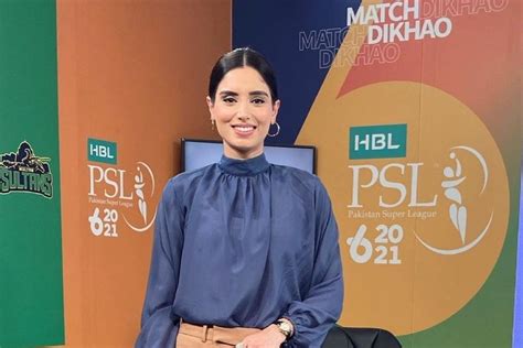 Why Did Sports Presenter Zainab Abbas Leave India Daily Mail Pakistan