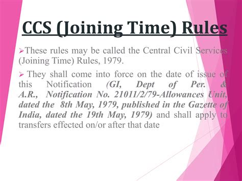 Joining Time Rules