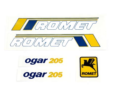 Naklejki Romet Ogar 205 Komplet Naklejek Zestaw 13701747734