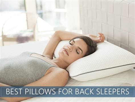 5 Best Pillows For Back Sleepers Reviews 2022