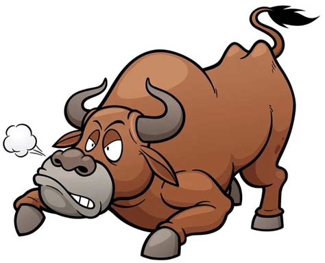 Cartoon Bull Character Stock Vector Image by ©sararoom #115938832