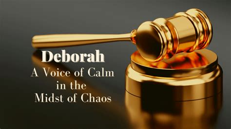 Deborah The Judge And Prophetess All Gods Women