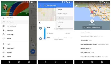 google maps update lets  manually add places   timeline
