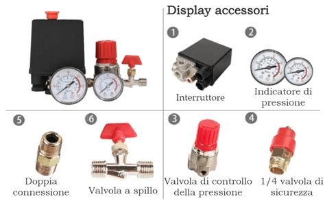 Compressore Aria Valvola Di Pressione Regolatore Regolatore Della