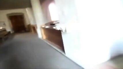 Verry Sexy Hot Woman Masturbates In Church