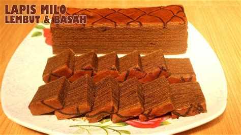 Resep Lapis Legit Milo Hanya Butir Telur Lapis Legit Food Desserts