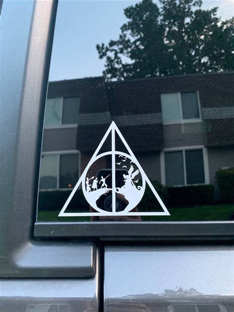 Deathly Hallows Decal Collection Inspired By Harry Potter Etsy