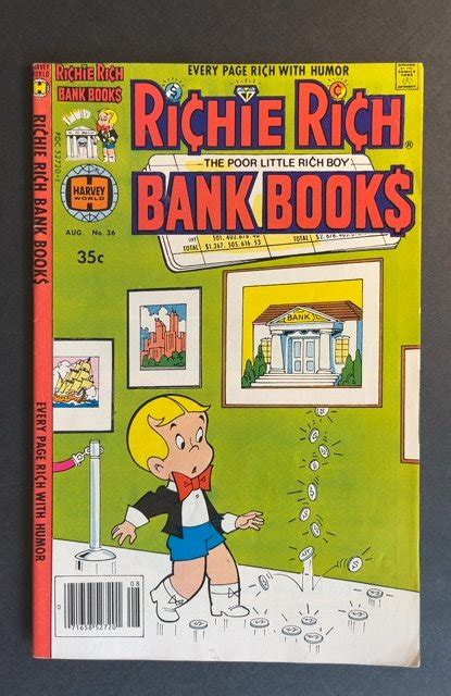 Richie Rich Bank Book Comic Books Bronze Age Harvey