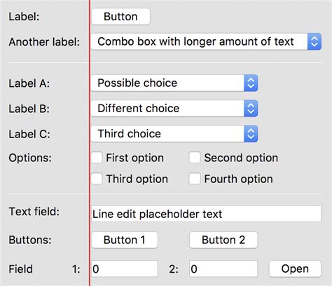 Qcombobox And Qpushbutton In A Grid Layout Do Not Line Up Properly In