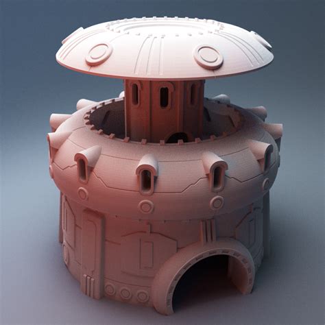 3D printable Hard Sci-fi tabletop wargaming terrain – Corvus Games Terrain