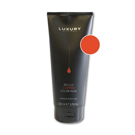 Barevná maska na vlasy GL Luxury Reflex - měděná I subert.cz