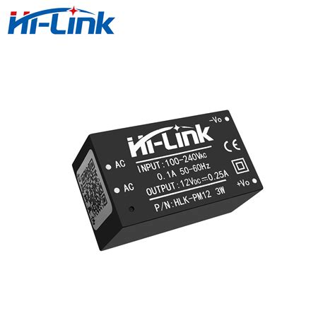 Hlk Pm12 3W 12V 250mA Output AC DC Converter Power Switch For PCB Mount