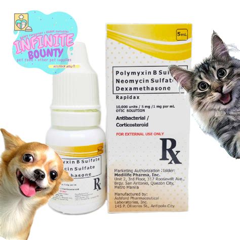 Pet Ear Care Poly Neo Dexa Rapidax 5ml Lazada Ph