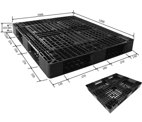 Recyclable Hygeian Heavy Duty Plastic Pallet 1200 1000 150 China