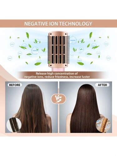 Nicebay In Hot Air Brush For Straightening Curling Drying Volumizer Temp Settings