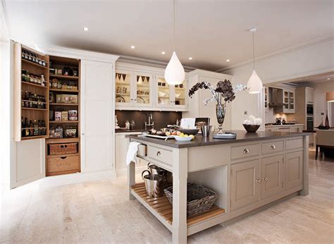 Cream And Walnut Kitchen Contemporary Walnut Kitchen Tom Howley