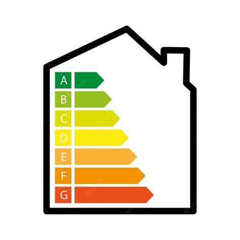 Etiqueta De Eficiencia Energética Sobre Fondo Blanco Etiqueta De Ahorro