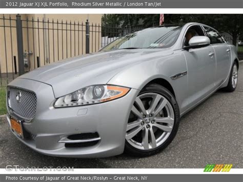 Rhodium Silver Metallic Jaguar Xj Xjl Portfolio London Tan Jet