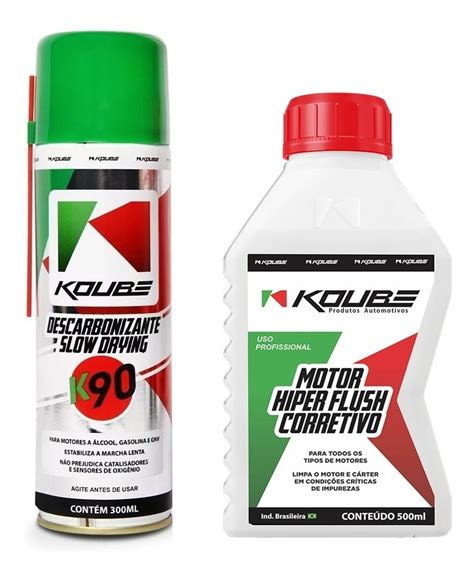 Kit Motor Flush Corretivo Descarbonizante K Koube Mercado Livre