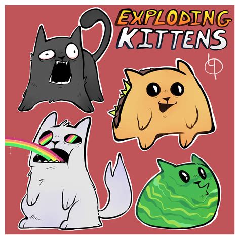 Exploding Kittens by FrikyNeno4D on DeviantArt