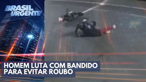 V Tima Reage Toma Arma De Bandido E Atira Nele Youtube